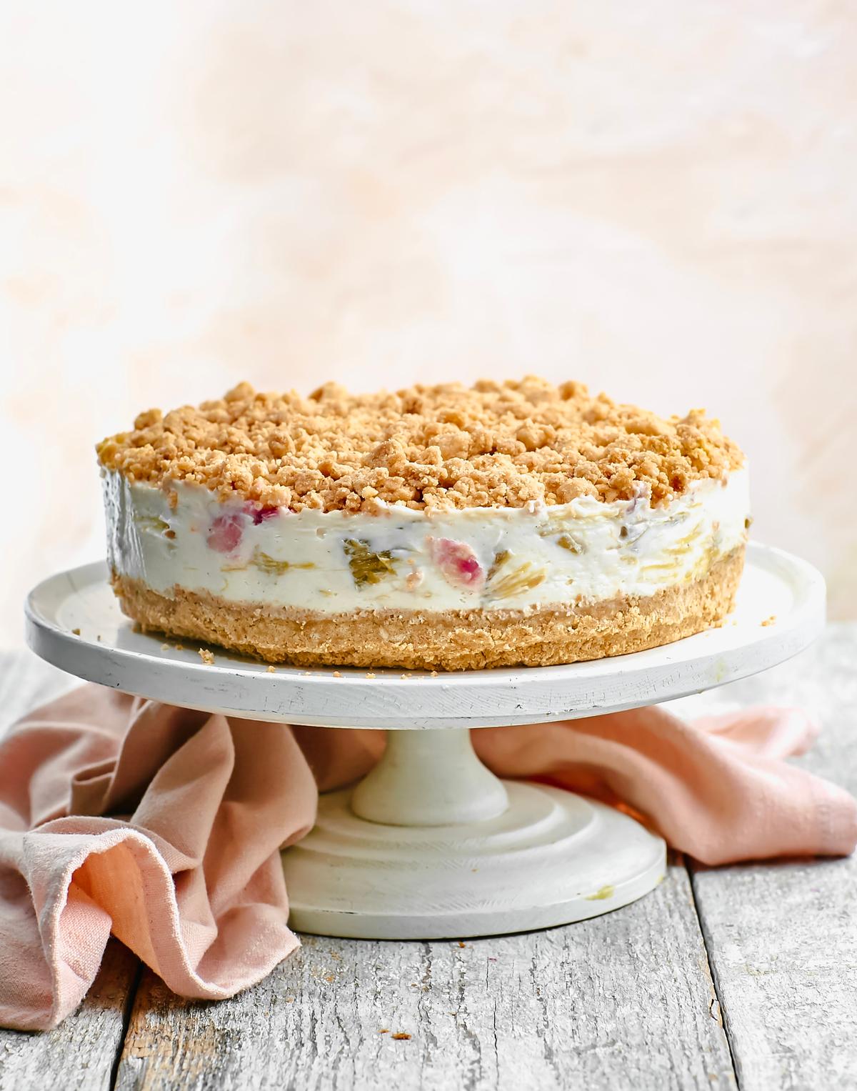 “No bake” rabarber cheesecake 