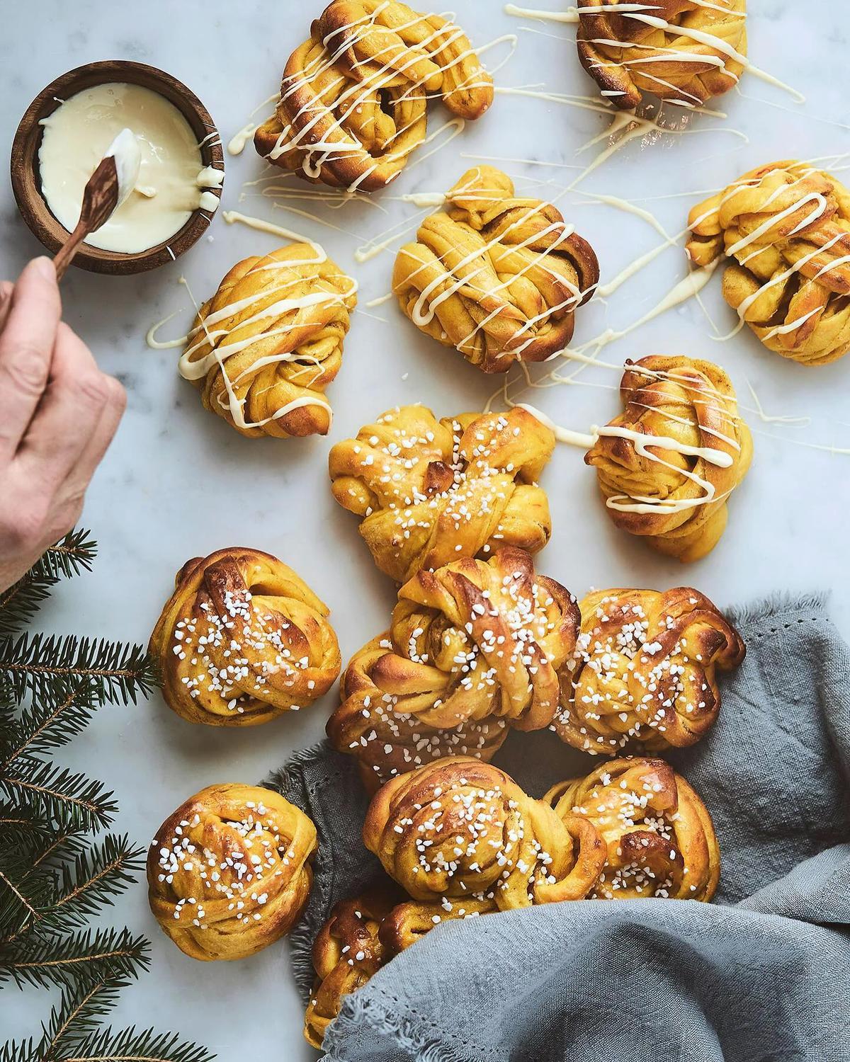 Saffrans­bullar med vanilj