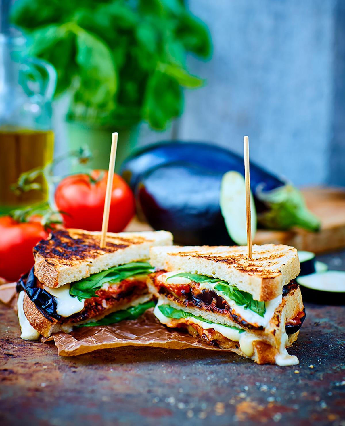 Grillade melanzane parmigiana mackor
