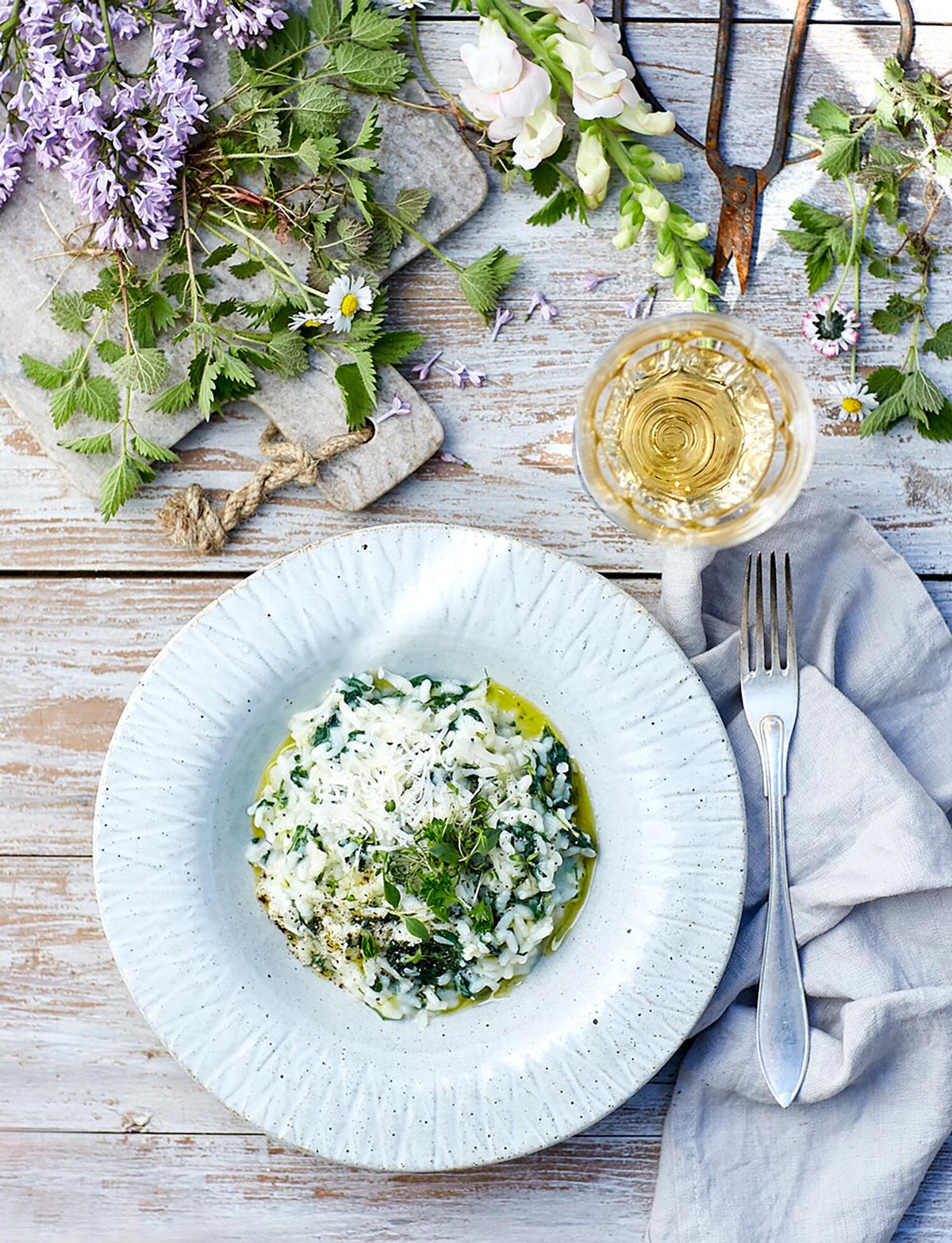 Nässelrisotto